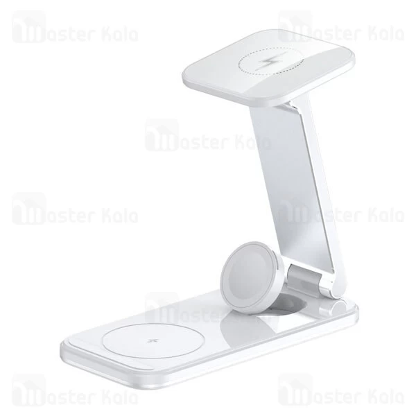 استند و شارژر وایرلس مگ سیف Green Lion 3 in 1 Magsafe توان 15 وات
