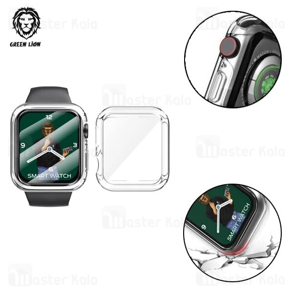 کاور و محافظ اپل واچ گرین لاین Green Lion 40mm Guard Pro TPU Case with Glass