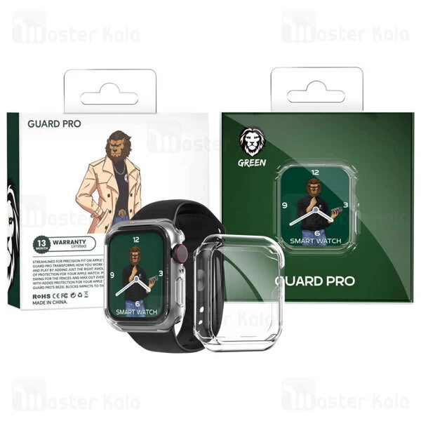 کاور و محافظ اپل واچ گرین لاین Green Lion 40mm Guard Pro TPU Case with Glass