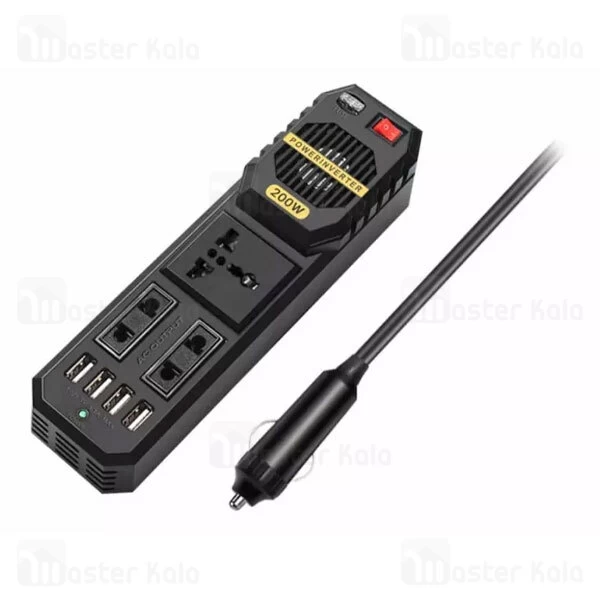 چند راهی برق و شارژر گرین لاین Green Lion Stark Plus دارای 4 پورت