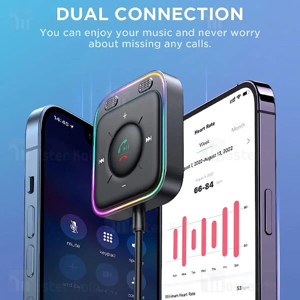 گیرنده صوتی بلوتوث اتومبیل جویروم Joyroom JR-CB3