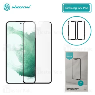 گلس مات تمام صفحه تمام چسب نیلکین سامسونگ Samsung Galaxy S22 Plus 5G Nillkin Fog Mirror Matte Glass