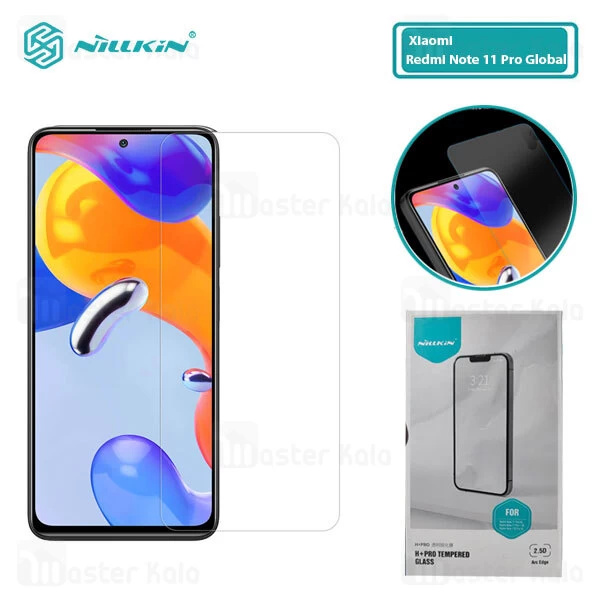 محافظ صفحه نمایش شیشه ای نیلکین شیائومی Xiaomi Redmi Note 11 Pro / 11 Pro 5G Nillkin H+ Pro