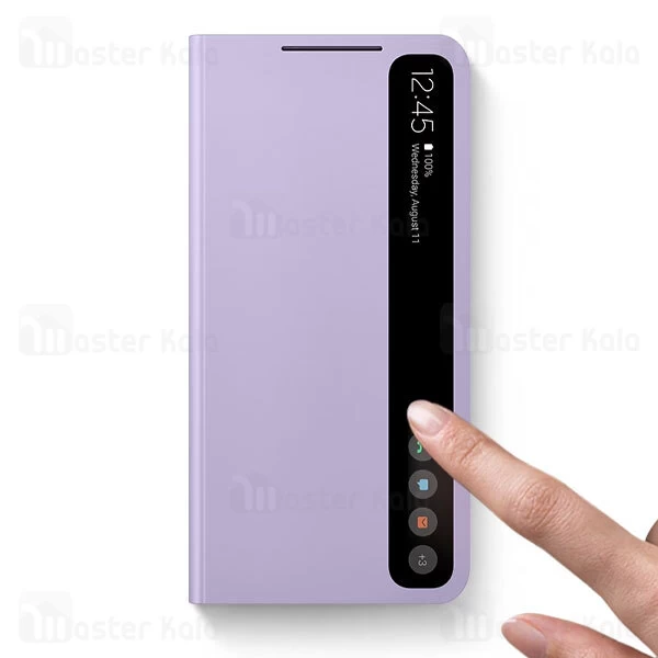کیف هوشمند اصلی سامسونگ Samsung Galaxy S21 FE Smart Clear View Cover