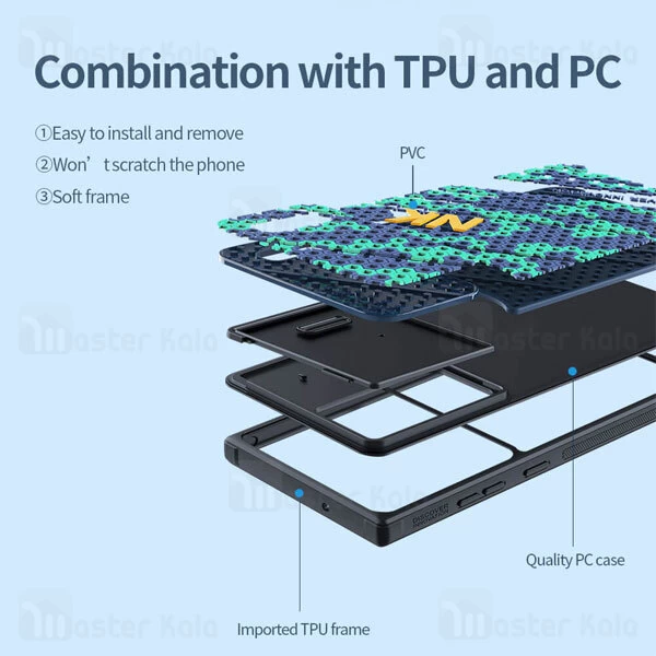قاب نیلکین سامسونگ Samsung S23 Ultra Nillkin Striker S Sport Case دارای محافظ دوربین