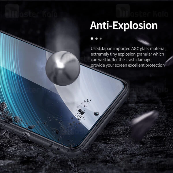 محافظ صفحه نمایش شیشه ای نیلکین Xiaomi 12T / 12T Pro / Poco F4 5G / Redmi K40S / K50 Nillkin H+ Pro