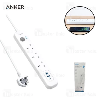 سه راهی برق انکر Anker PowerExtend Strip 6 in 1 A9136 دارای 3 پورت