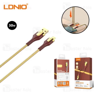 کابل میکرو یو اس بی الدینیو LDNIO LS681 به طول 1 متر توان 30 وات