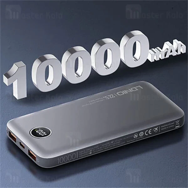 پاوربانک 10000 الدینیو LDNIO PQ10 توان 22.5 وات
