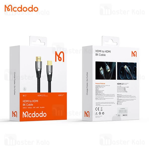 کابل HDMI مک دودو Mcdodo CA-8430 HDMI to HDMI 2.1 8K Cable HDR طول 2 متر