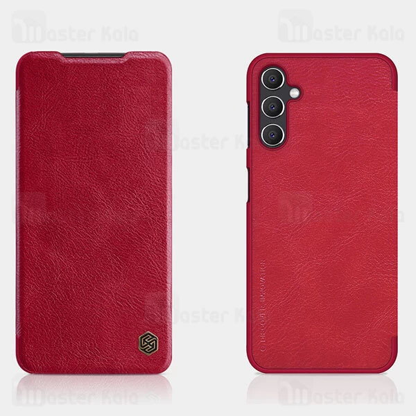 کیف چرمی نیلکین سامسونگ Samsung Galaxy A14 5G Nillkin Qin Leather Case