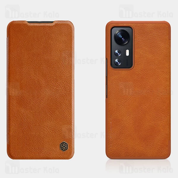 کیف چرمی نیلکین شیائومی Xiaomi 12 Lite Nillkin Qin Leather Case
