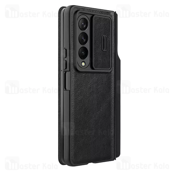 کیف چرمی نیلکین سامسونگ Samsung Galaxy Z Fold 4 5G Nillkin Qin Pro Leather Case دارای محافظ دوربین