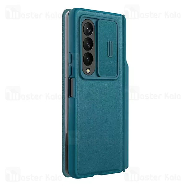 کیف چرمی نیلکین سامسونگ Samsung Galaxy Z Fold 4 5G Nillkin Qin Pro Leather Case دارای محافظ دوربین