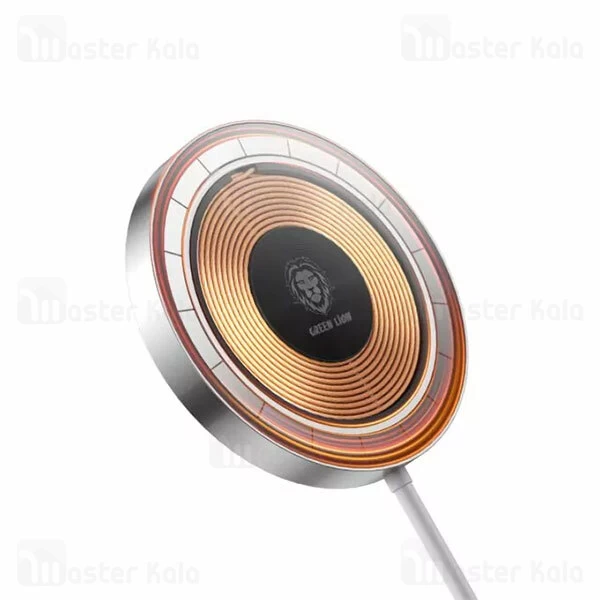 شارژر وایرلس مگنتی گرین لاین Green Lion توان 15 وات