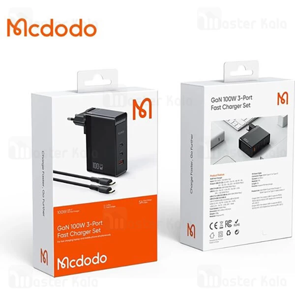 آداپتور سه پورت چندکاره مک دودو Mcdodo CH-8105 Pro توان 100 وات