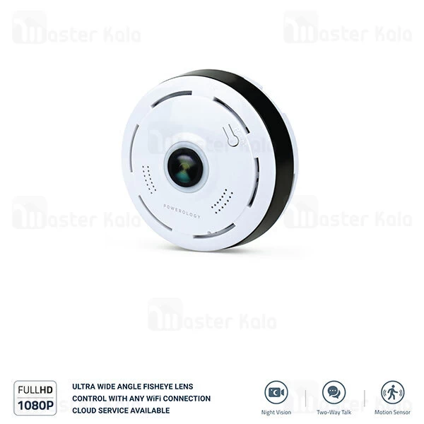 دوربین نظارتی هوشمند پاورولوژی Powerology Wifi Panoramic Camera PFIPCWH