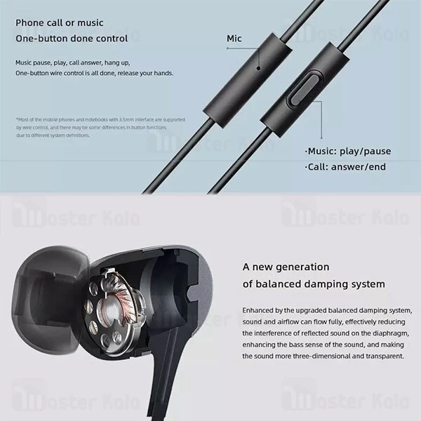 هندزفری سیمی شیائومی Xiaomi Capsule Earphones DDQ01WM