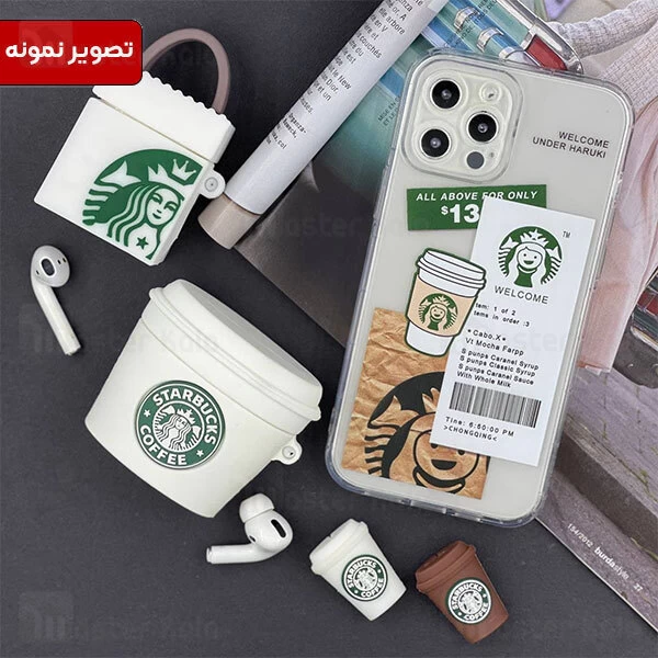 قاب فانتزی شفاف آیفون Apple iPhone 12 Pro طرح استارباکس