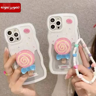 قاب فانتزی سامسونگ Samsung Galaxy S20 FE / S20 FE 5G طرح بستنی و آبنبات دارای بند