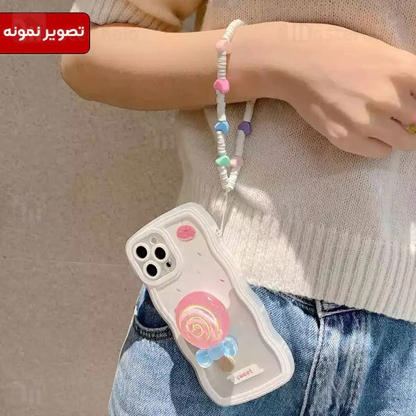 قاب فانتزی شیائومی Xiaomi Poco X3 / X3 NFC / X3 Pro طرح بستنی و آبنبات دارای بند