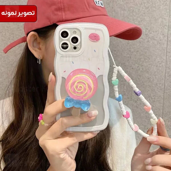 قاب فانتزی شیائومی Xiaomi Poco X3 / X3 NFC / X3 Pro طرح بستنی و آبنبات دارای بند