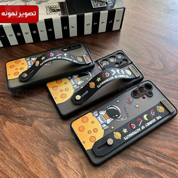 قاب فانتزی دستگیره دار آیفون Apple iPhone 13 Pro طرح فضانورد