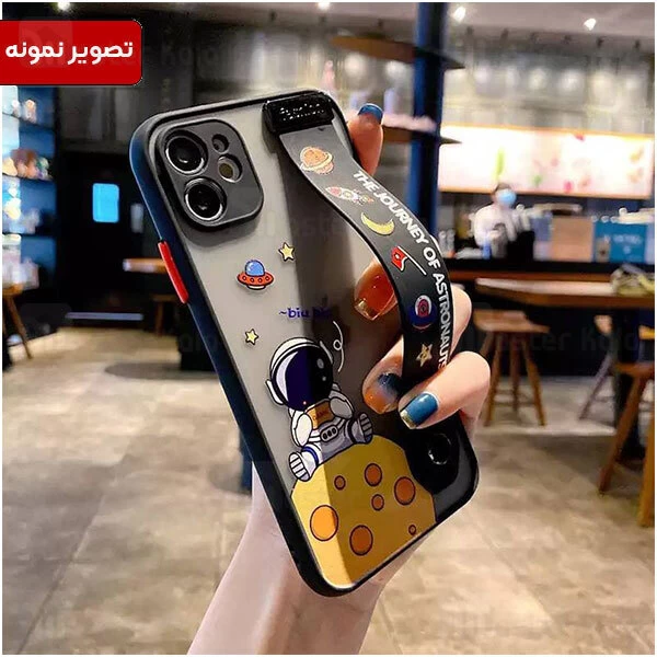قاب فانتزی دستگیره دار آیفون Apple iPhone 13 Pro طرح فضانورد