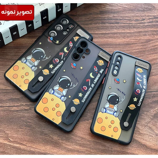 قاب فانتزی دستگیره دار آیفون Apple iPhone 13 Pro طرح فضانورد