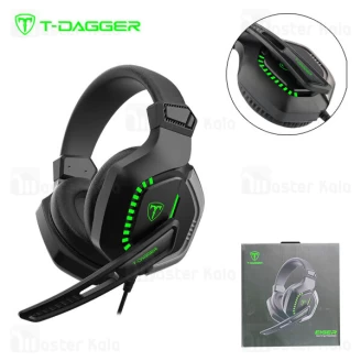 هدفون سیمی گیمینگ  T-Dagger Eiger T-RGH208