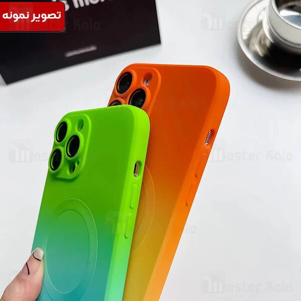 قاب فانتزی مگنتی سامسونگ Samsung Galaxy S21 Ultra طرح رنگین کمان