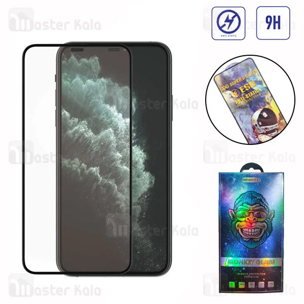 گلس تمام صفحه تمام چسب آیفون Apple iPhone XS Max / 11 Pro Max SDG ESD Anti Static Glass