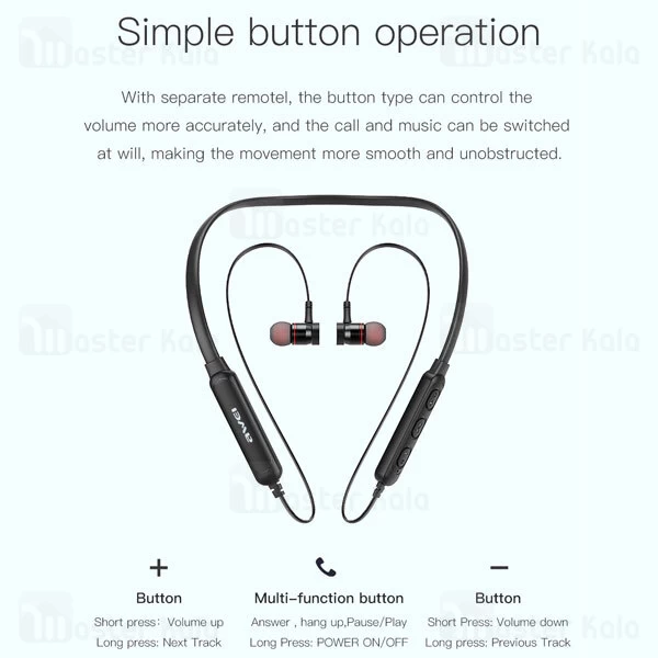 هندزفری بلوتوث گردنی اوی Awei G10BL