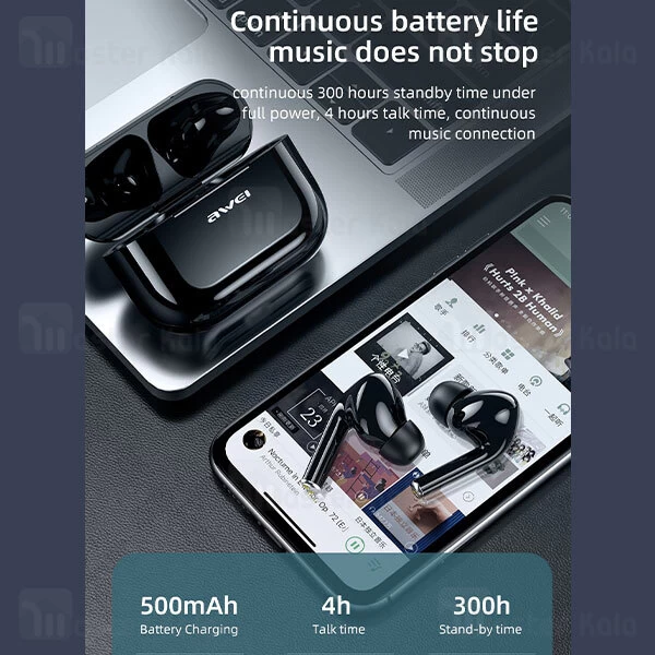 هندزفری بلوتوث دوگوش اوی Awei T29