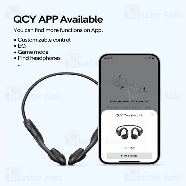 هندزفری بلوتوث القایی کیو سی وای QCY Crossky Link