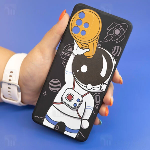 قاب فانتزی سامسونگ Samsung Galaxy A21s طرح فضانورد تلسکوپی
