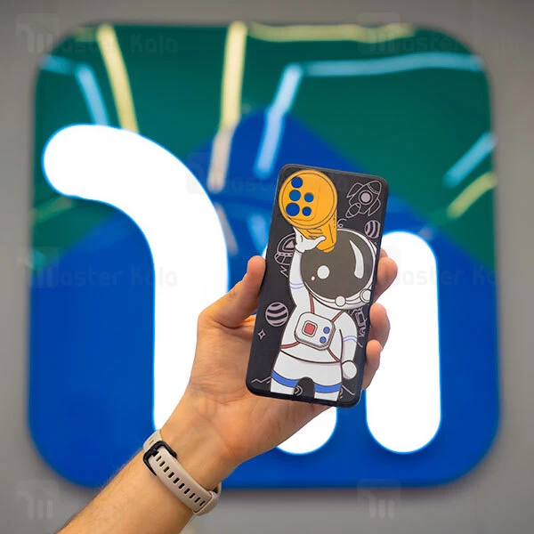 قاب فانتزی سامسونگ Samsung Galaxy A51 طرح فضانورد تلسکوپی