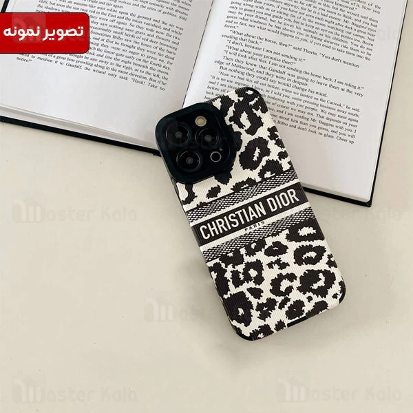 قاب فانتزی شیائومی Xiaomi Redmi Note 10 pro / Note 10 Pro Max طرح پلنگی مشکی Christian Dior