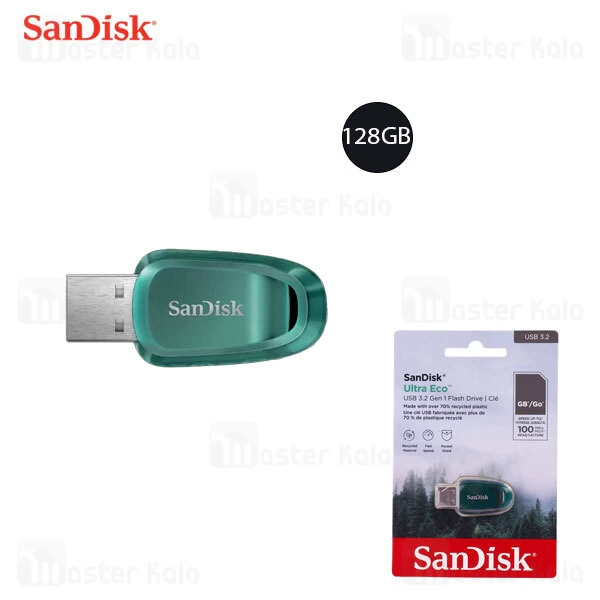 فلش مموری 128 گیگابایت سن دیسک SanDisk Ultra Eco SDCZ96
