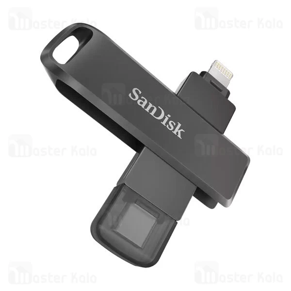 فلش مموری دو سر 128 گیگابایت لایتنینگ و Type C سن دیسک SanDisk iXpand Luxe SDIX70N