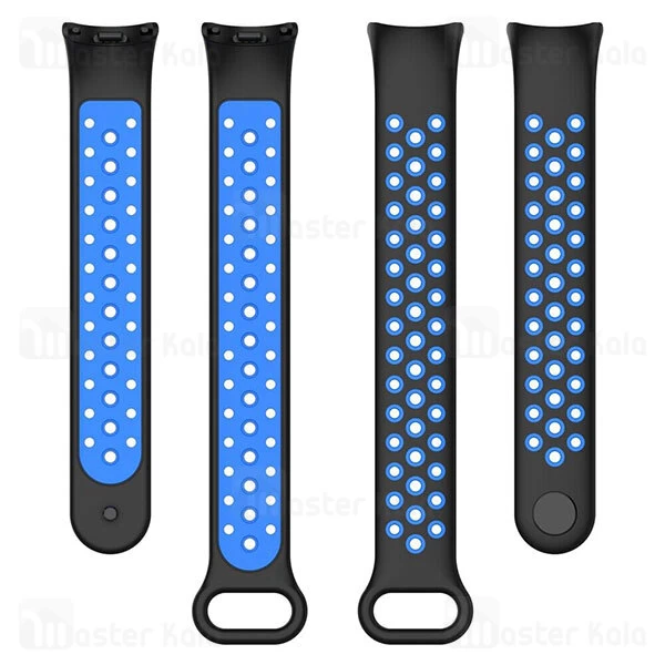 بند سیلیکونی طرح نایکی دستبند سلامتی شیائومی Xiaomi Band 8 Ventilate Strap