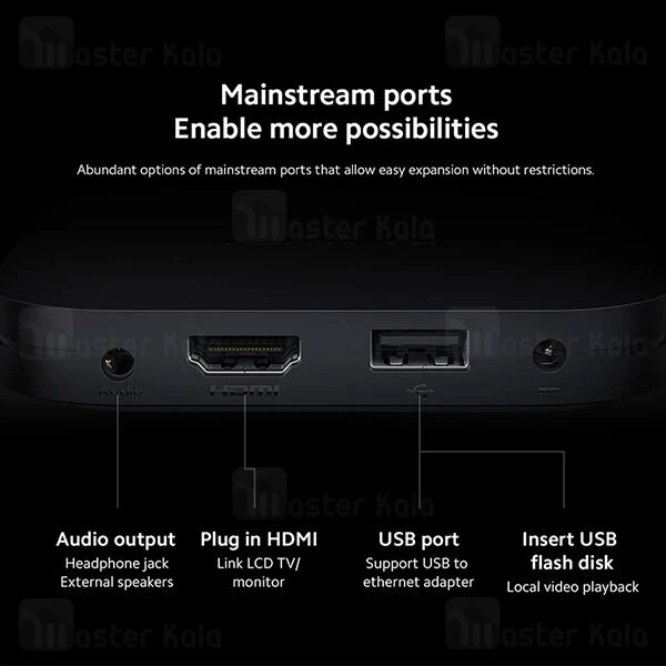 پخش کننده تلویزیون شیائومی Xiaomi Mi Box S (2nd Gen) 4K MDZ-28-AA - گلوبال