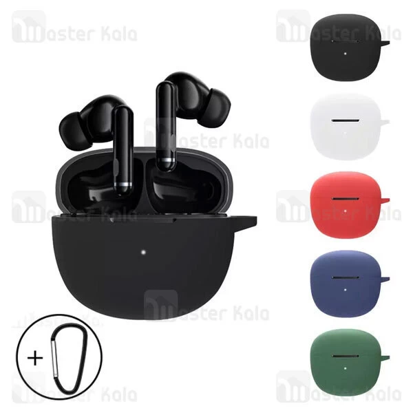 کاور محافظ سیلیکونی هندزفری کیو سی وای Xiaomi QCY HT03 دارای قلاب آویز