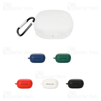 کاور محافظ سیلیکونی هندزفری کیو سی وای Xiaomi QCY T13 ANC دارای قلاب آویز