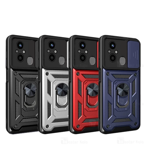 گارد محافظ ضد ضربه انگشتی Xiaomi Redmi 12C SHUNIJA Case دارای محافظ دوربین