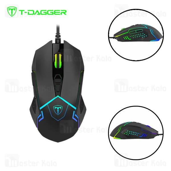 موس سیمی گیمینگ T-Dagger Sergeant T-TGM205 RGB دارای 7 کلید