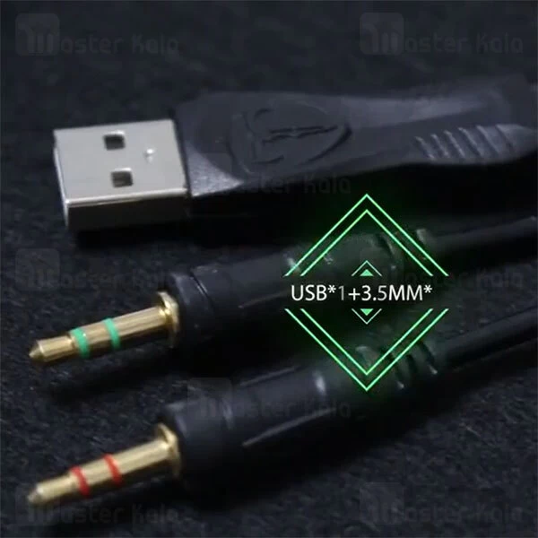 هدفون سیمی گیمینگ  T-Dagger Eiger T-RGH208