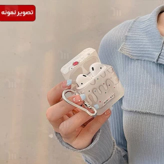 کاور محافظ فانتزی ایرپاد Apple AirPods 3 طرح بستنی توت فرنگی