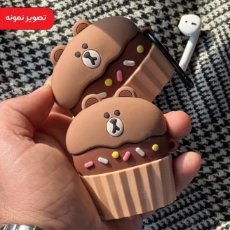 کاور محافظ فانتزی ایرپاد Apple Airpods 3 طرح خرس کاپ کیک