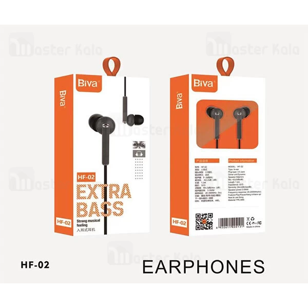 هندزفری سیمی بیوا Biva HF-02
